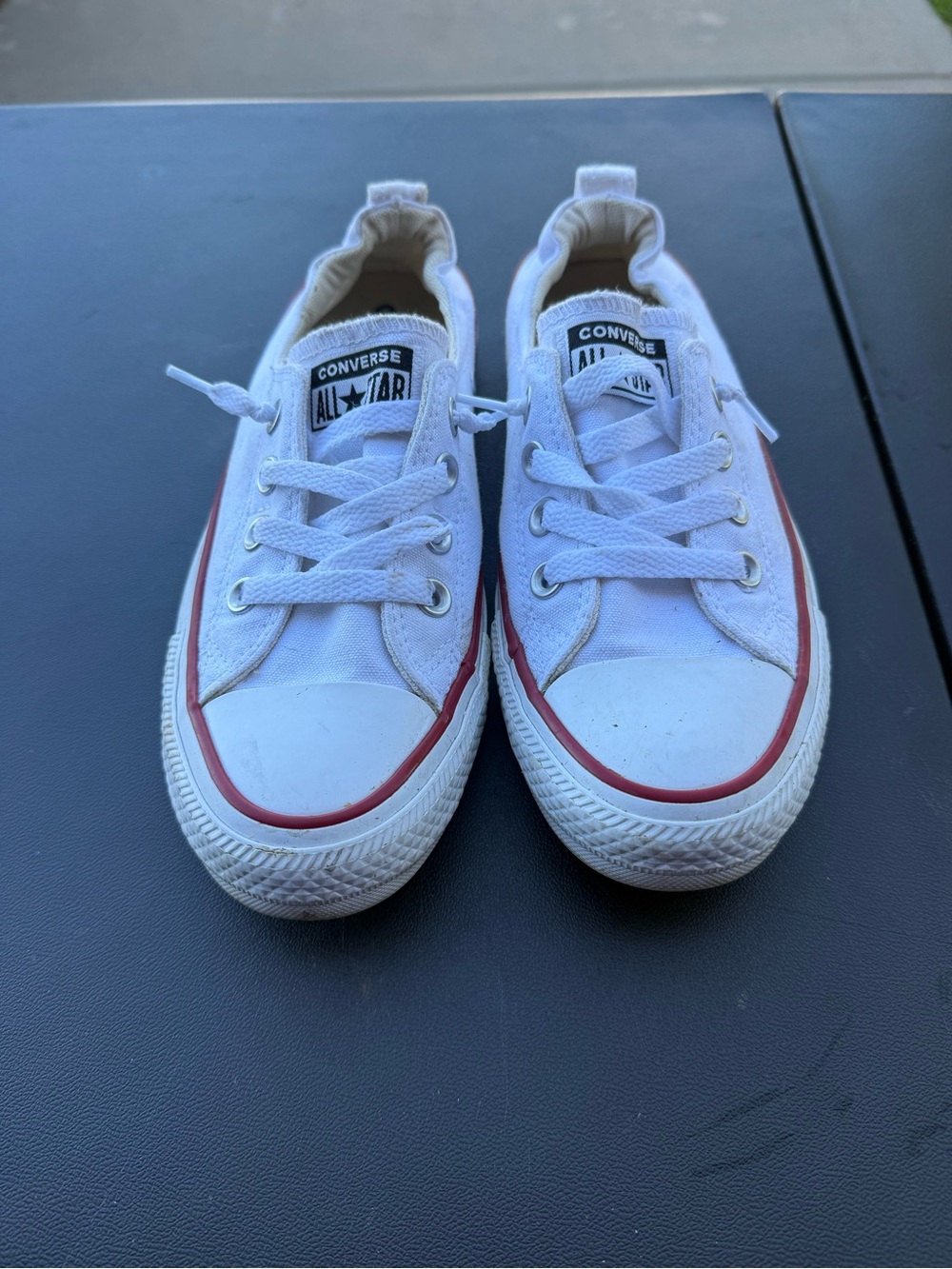 White Converse All Star sneakers in US 7